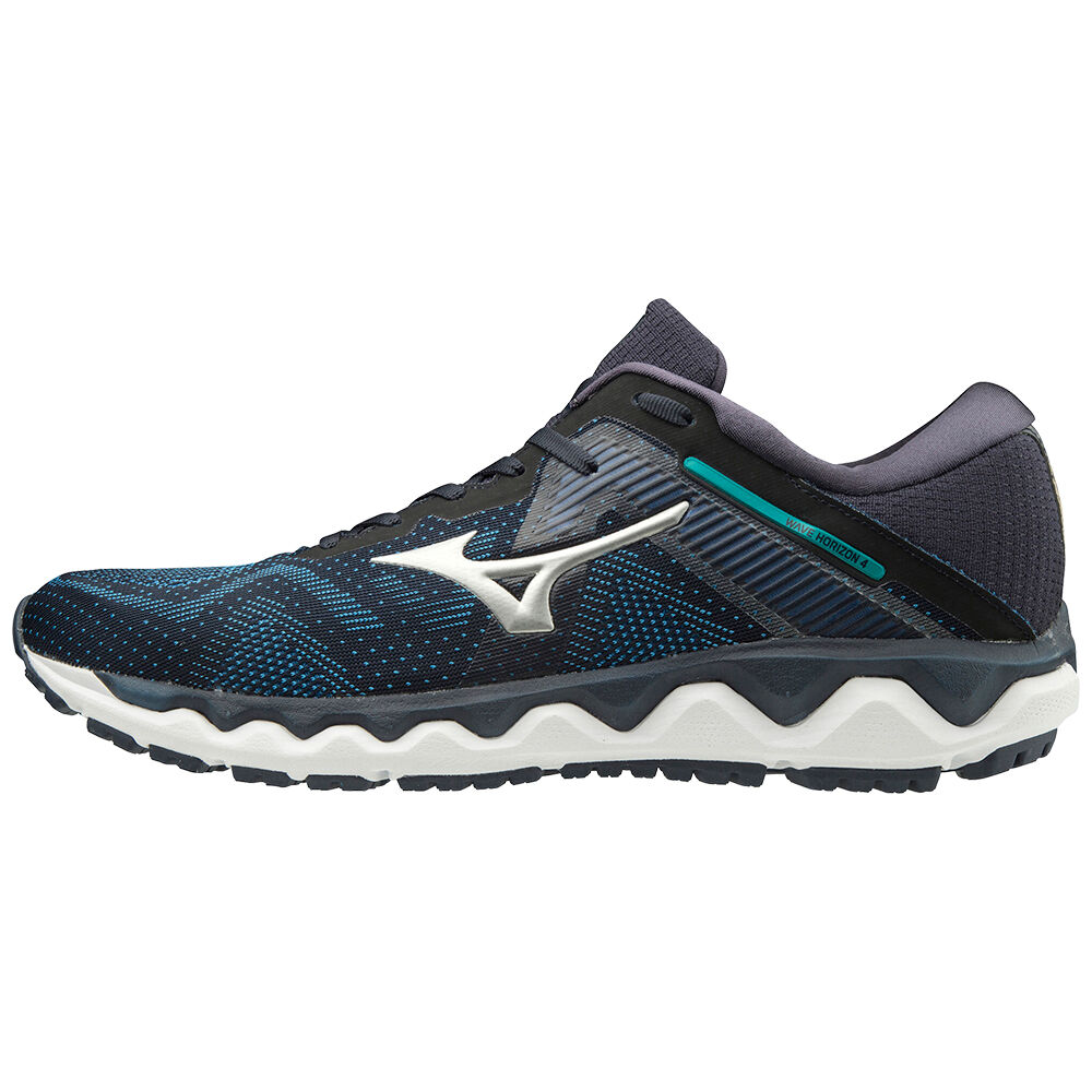 Zapatillas Running Mizuno Wave Horizon 4 Hombre Azul Marino Outlet XEBF-16384